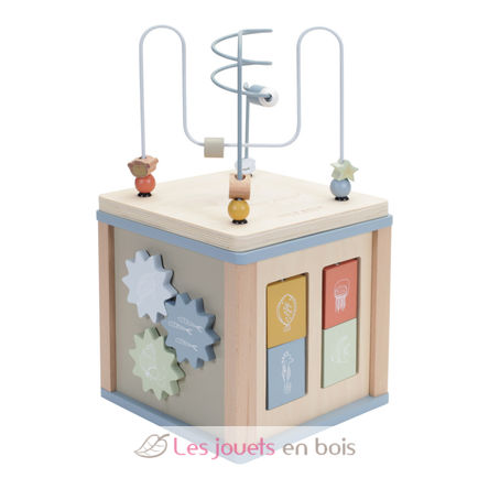 Cube d'activités en bois Océan LD7029 Little Dutch 2