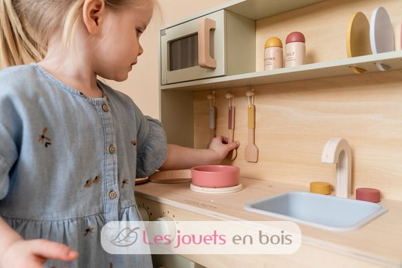 Cuisine enfant en bois - adventure mint - Jouets d'imitation