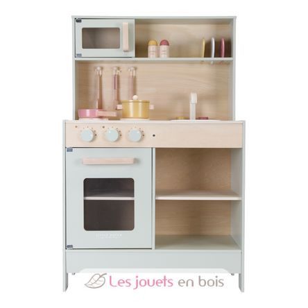 Cuisine enfant en bois vert menthe LD7088 Little Dutch 1