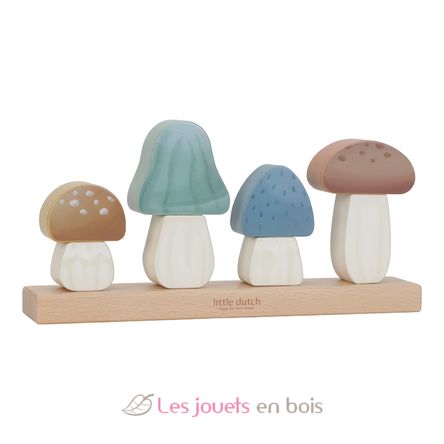 Champignons à empiler Forest Friends LD7230 Little Dutch 1