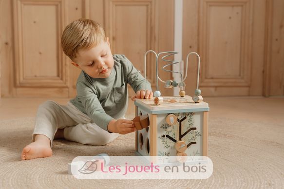 Cube d'activités en bois Forest Friends LD7231 Little Dutch 8