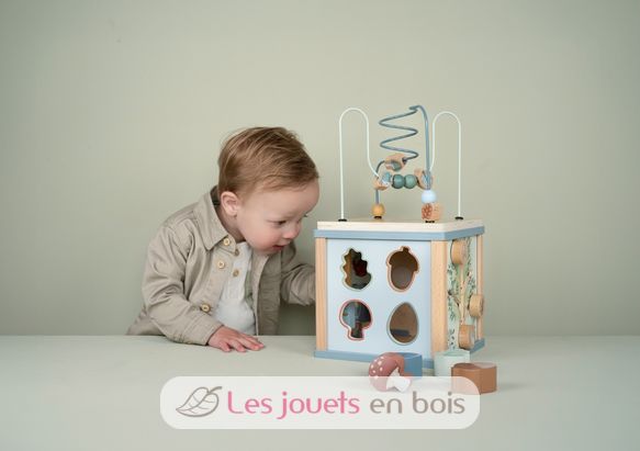Cube d'activités en bois Forest Friends LD7231 Little Dutch 13