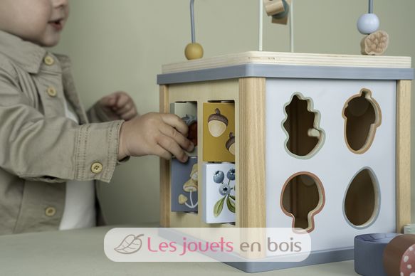 Cube d'activités en bois Forest Friends LD7231 Little Dutch 12