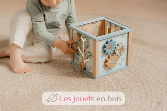 Cube d'activités en bois Forest Friends LD7231 Little Dutch 9