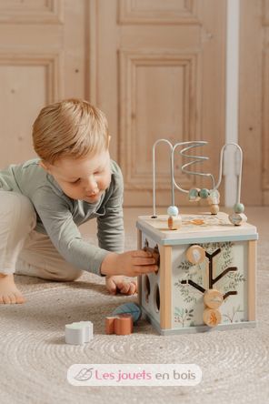 Cube d'activités en bois Forest Friends LD7231 Little Dutch 10