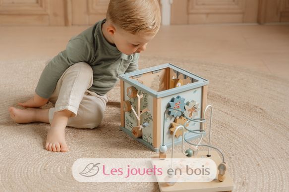 Cube d'activités en bois Forest Friends LD7231 Little Dutch 11