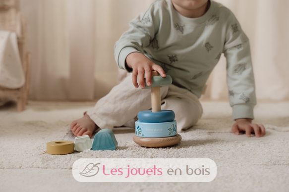 Tour à empiler en bois Forest Friends LD7242 Little Dutch 4