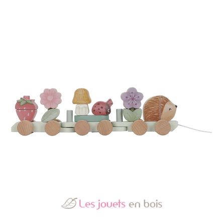 Train en bois hérisson Fairy Garden LD7335 Little Dutch 2