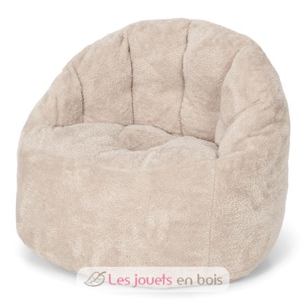 Pouf bouclette beige LD8040-BEIGE Little Dutch 1