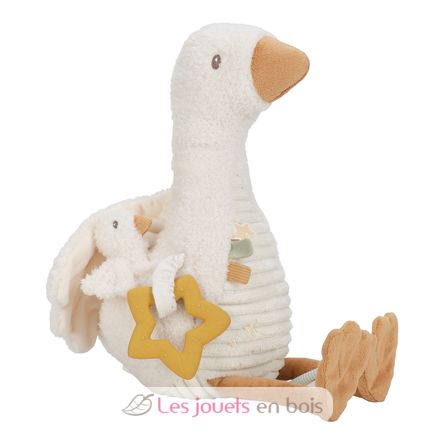 Peluche d'activités oie Newborn LD8431 Little Dutch 3