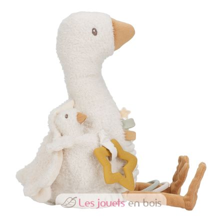 Peluche d'activités oie Newborn LD8431 Little Dutch 6