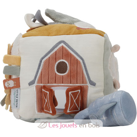 Cube d'activités Soft Little Farm LD8809 Little Dutch 4