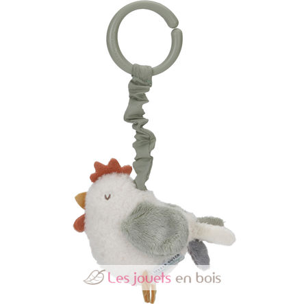 Peluche poule vibrante à suspendre LD8813 Little Dutch 1