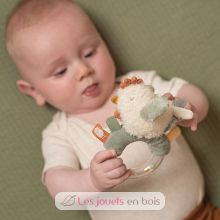 Hochet anneau poule Little Farm LD8814 Little Dutch 2