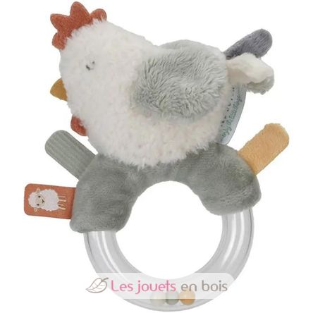 Hochet anneau poule Little Farm LD8814 Little Dutch 1