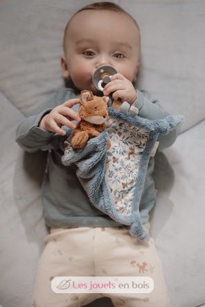 Doudou carré renard Forest Friends LD8927 Little Dutch 7