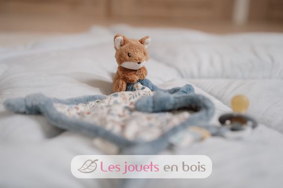 Doudou carré renard Forest Friends LD8927 Little Dutch 4