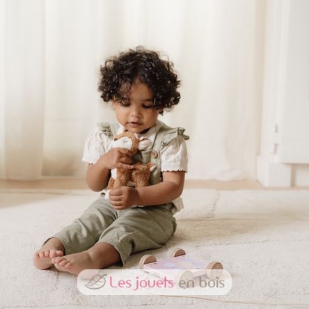 Peluche faon à tirer Fairy Garden LD9020 Little Dutch 6