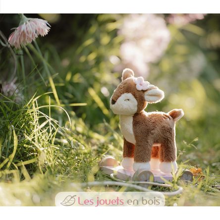 Peluche faon à tirer Fairy Garden LD9020 Little Dutch 4