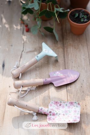Outils de jardin rose Fairy Garden LD9110 Little Dutch 3