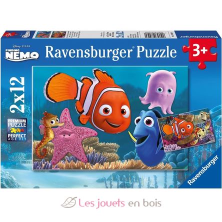 Puzzle Némo le petit fugueur 2x12 pcs RAV07556 Ravensburger 1