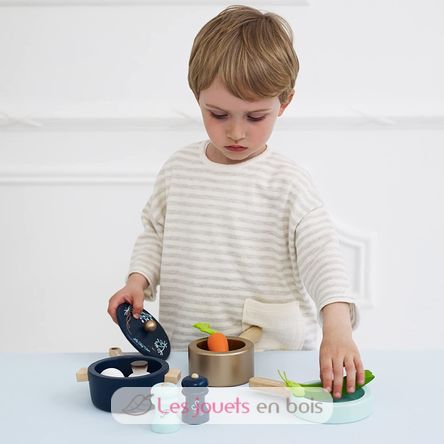 Casseroles batterie de cuisine Brio pour chambre enfant - Les