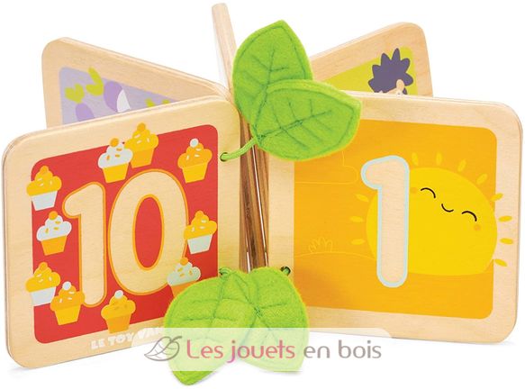 Livre en bois - Je compte de 1 à 10 TV-PL114 Le Toy Van 1