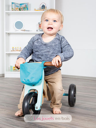 Draisienne Tricycle 2 en 1 Turquoise LE11610 Small foot company 5