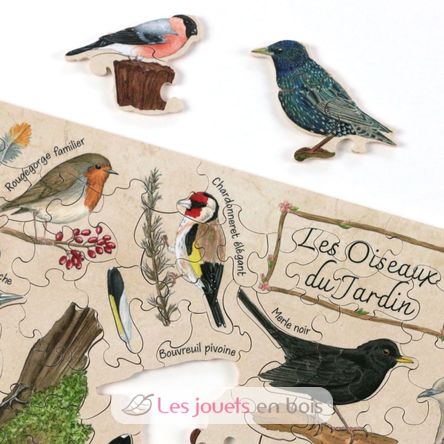 Les oiseaux du jardin de Fauvine K1388-100 Puzzle Michèle Wilson 3