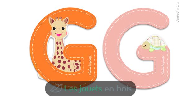 Lettre G Sophie la Girafe JA09551 Janod 1