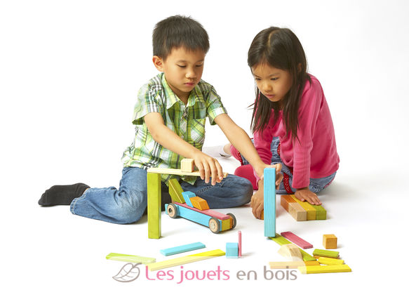 Blocs magnétiques Classroom Kit 130 pcs TG-K-12-001-SJG Tegu 1