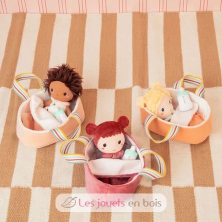 Poupée en tissu Mio et son couffin LL83725 Lilliputiens 6