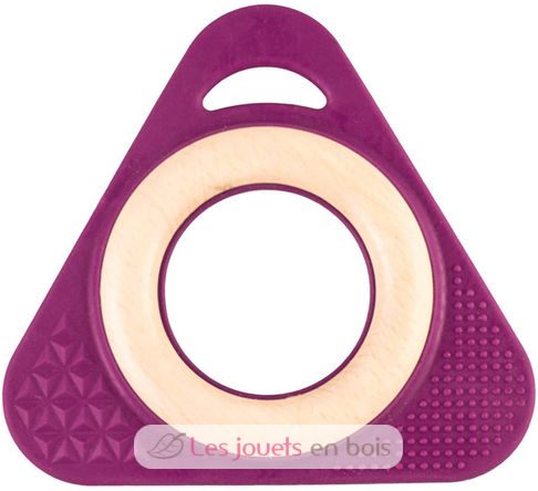 Hochet Triangle Tri0+ violet EFK-120-000-202 Little Big Things 1