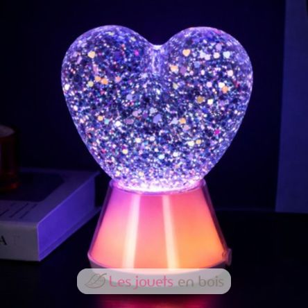 Lampe à paillettes Magic Glow Cœur LL-GLOWHEART Little L 3