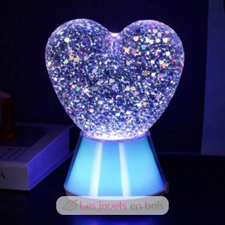 Lampe à paillettes Magic Glow Cœur LL-GLOWHEART Little L 4