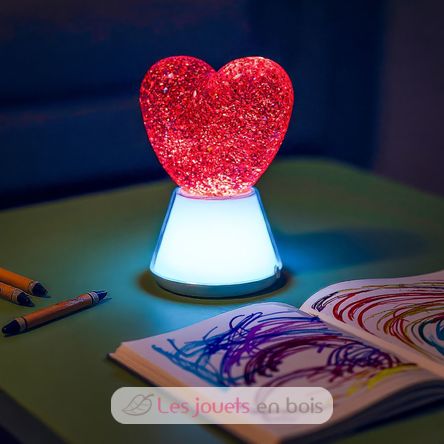 Lampe à paillettes Magic Glow Cœur LL-GLOWHEART Little L 5