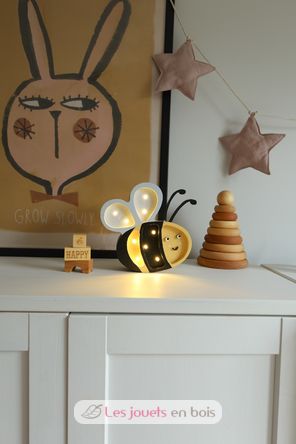 Lampe Veilleuse Abeille jaune LL087-398 Little Lights 2
