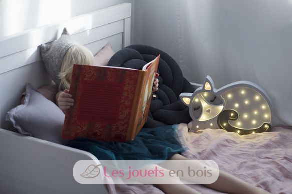 Lampe Veilleuse Chat Gris LL003-500 Little Lights 8