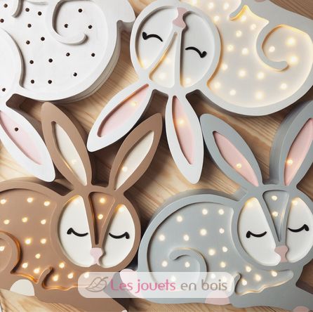 Lampe Veilleuse Lapin Chocolat LL008-467 Little Lights 10