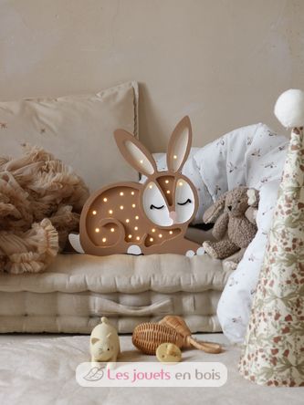 Lampe Veilleuse Lapin Chocolat LL008-467 Little Lights 8