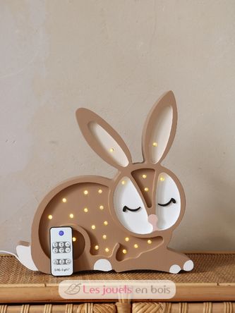 Lampe Veilleuse Lapin Chocolat LL008-467 Little Lights 5