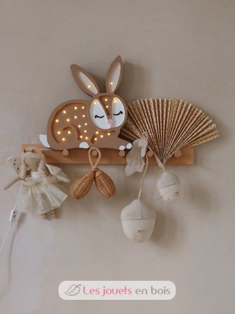 Lampe Veilleuse Lapin Chocolat LL008-467 Little Lights 6