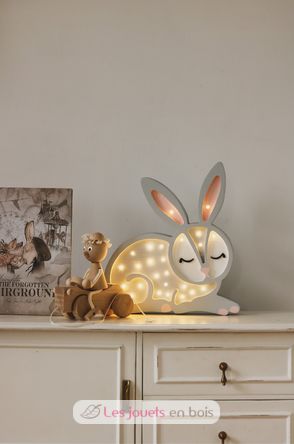 Lampe Veilleuse Lapin Gris clair LL008-500 Little Lights 2