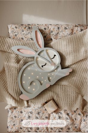 Lampe Veilleuse Lapin Gris clair LL008-500 Little Lights 3