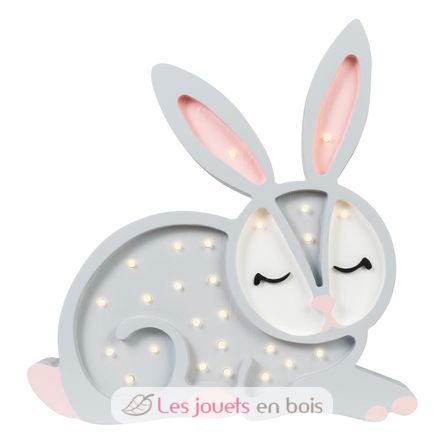 Lampe Veilleuse Lapin Gris clair LL008-500 Little Lights 1