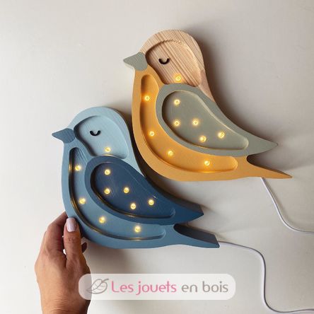 Lampe Veilleuse Oiseau Bleu Denim - Little Lights . 3 ans et plus