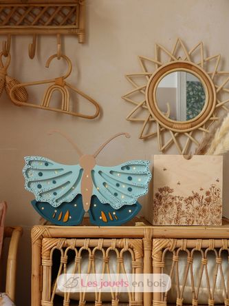 Lampe Veilleuse Papillon bleu LL073-364 Little Lights 5