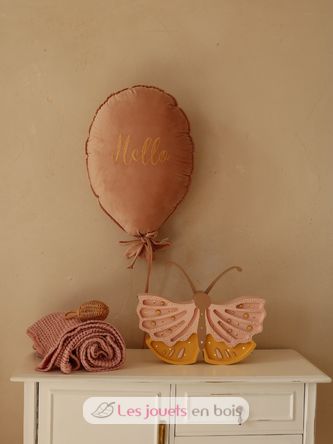 Lampe Veilleuse Papillon miel rose LL073-398 Little Lights 8