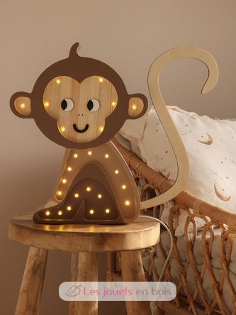 Lampe Veilleuse Singe Brun LL070-467 Little Lights 4