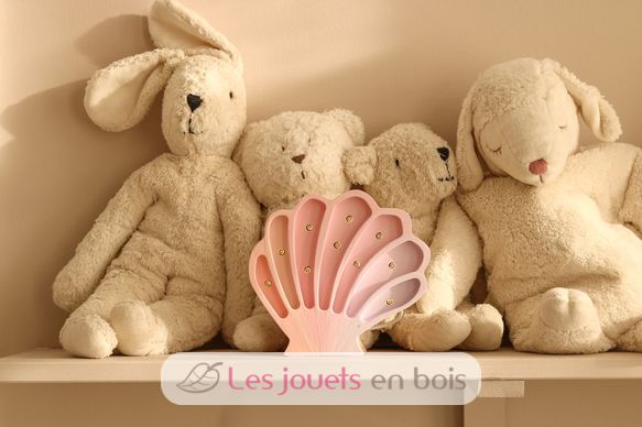 Lampe Veilleuse Coquillage Sirènes roses LL082-368 Little Lights 2
